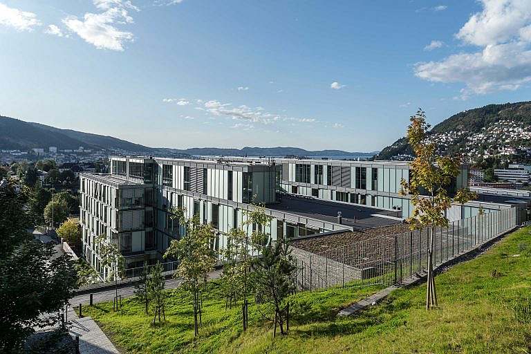 Architektur des Kinder- und Jugendkrankenhauses Haukeland in Bergen