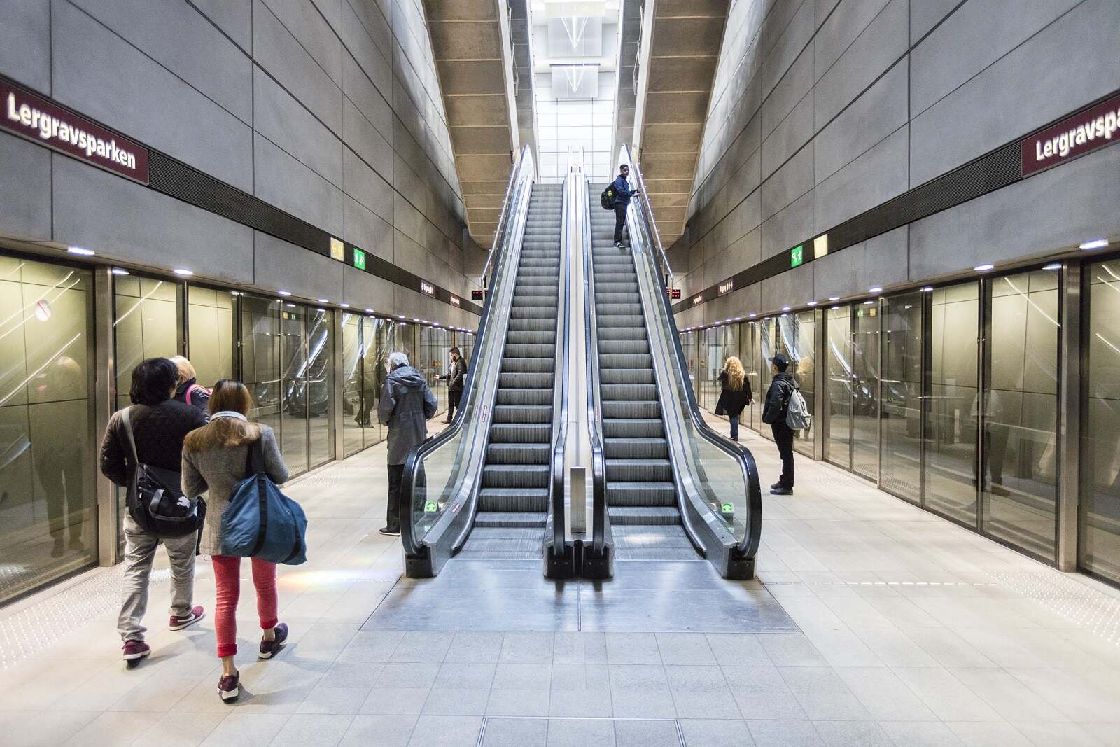 Kopenhagener U-Bahn-Station Lergravsparken