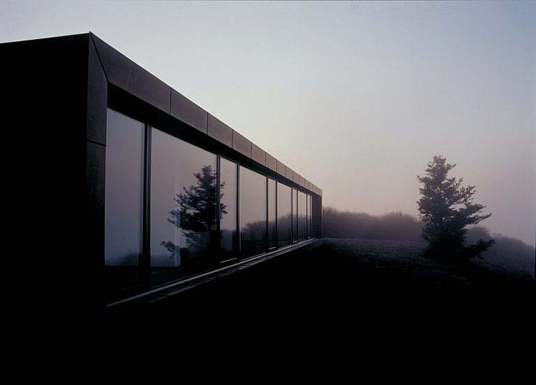 Das Gästehaus von Jens Bang in der Landschaft