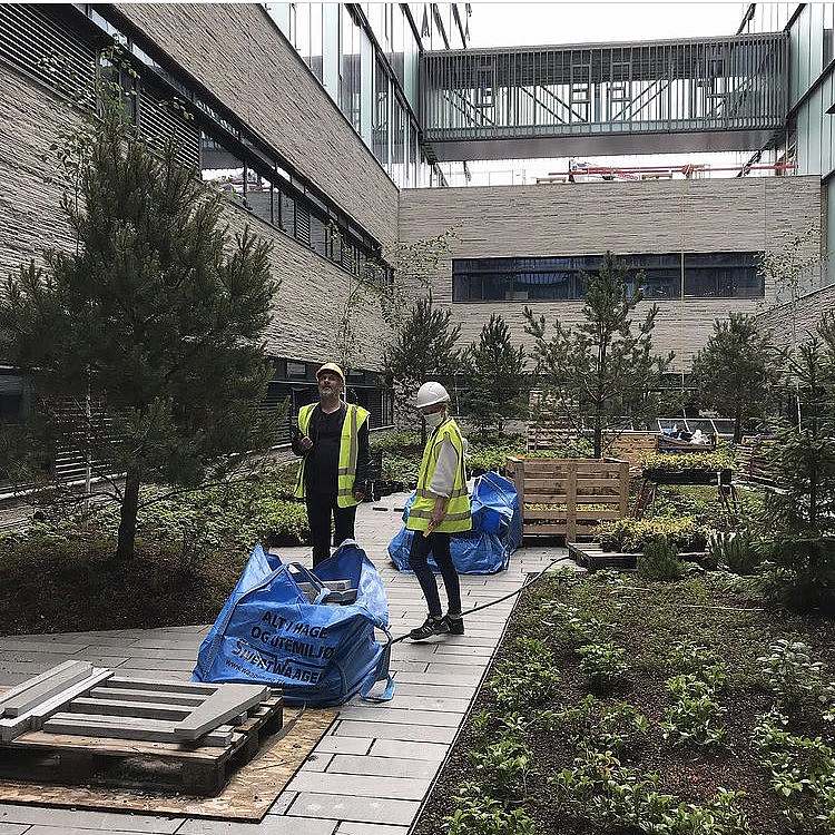 Baustelle Haukeland Krankenhaus