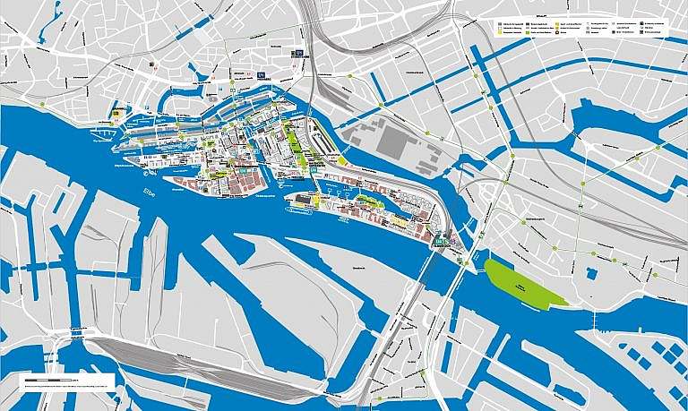 Hafencity-Geländeplan