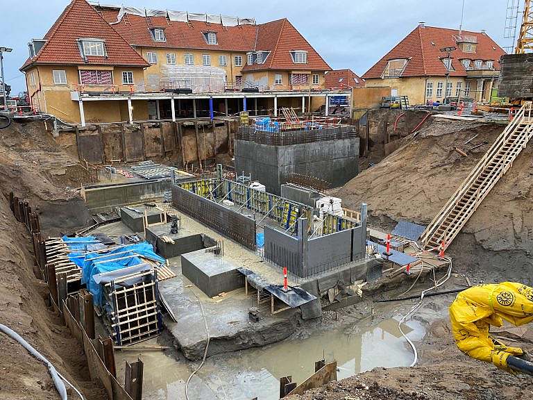 Gilleleje Badehotel construction site