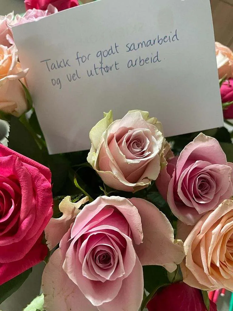 Vielen Dank für die gute Zusammenarbeit