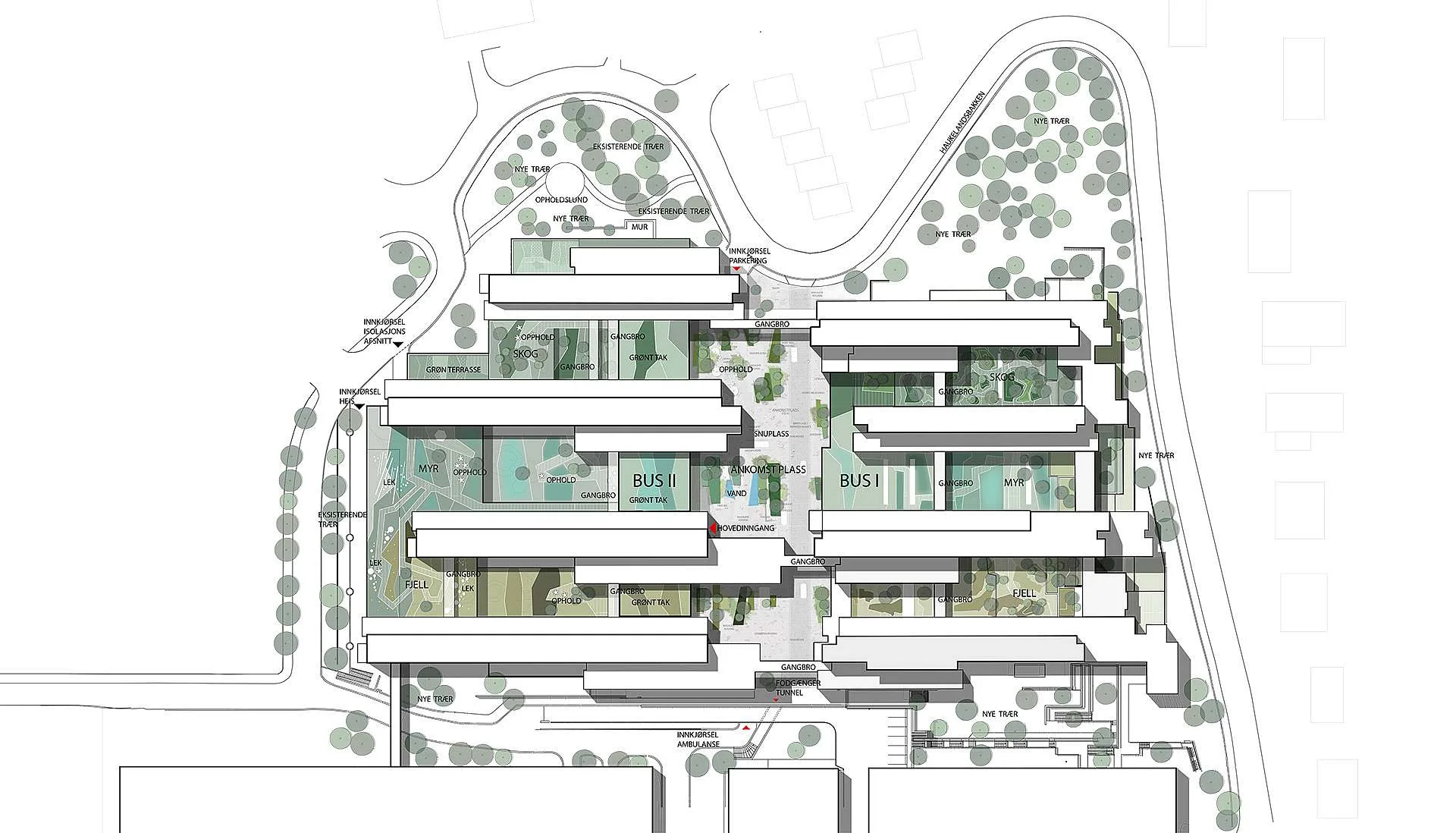 Site plan Glass Blocks II