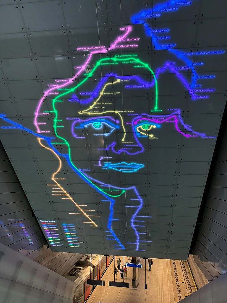 Art in the Amsterdam metro